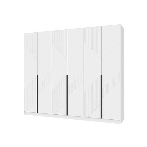 Шкаф Палермо 6-ти створчатый Белый матовый