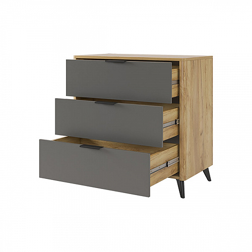 Спальный гарнитур Адам К2 дуб крафт золотой/графит