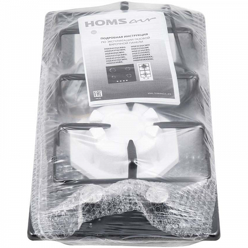 Газовая варочная панель HOMSair HGE323GCBK