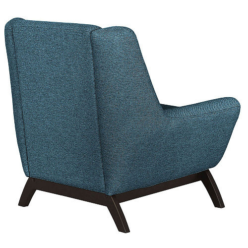 Кресло отдыха Комфорт-10 BRAVO BLUE/Венге