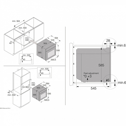 Встраиваемый духовой шкаф ASKO OTP56BGH