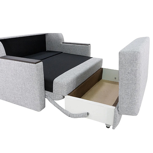 Диван Лондон 2, рогожка серая