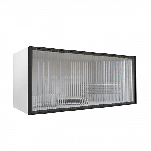 Фасад со стеклом из алюминиевого профиля 800х350