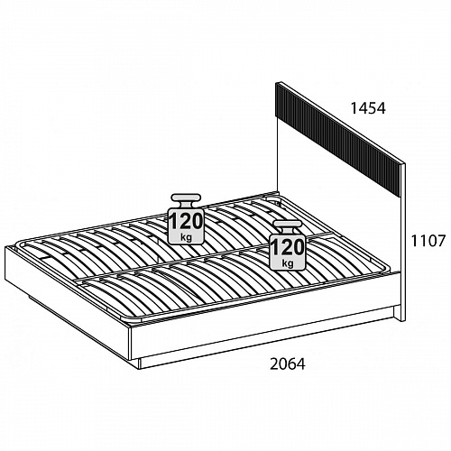Спальный гарнитур VINATI №1 Персидский жемчуг/Амарок