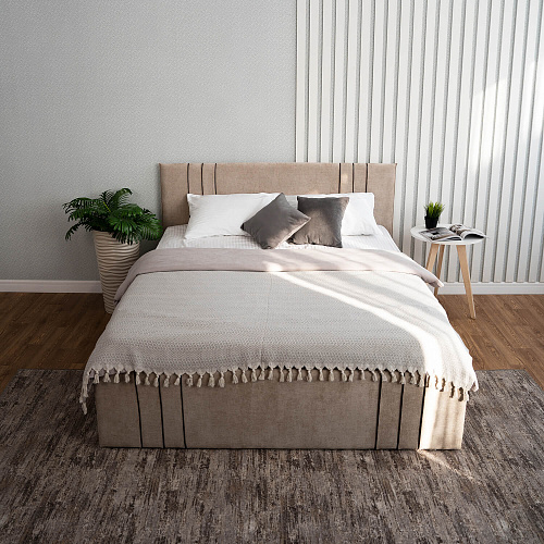 Кровать с подъемным механизмом Леванте 1,4 Бежевый