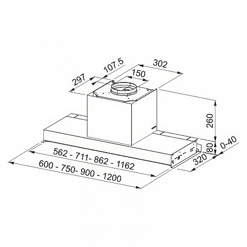 Вытяжка Franke FMY DRIP-FREE 120 KL 305.0705.341