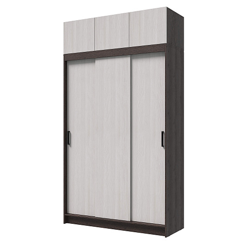 Шкаф-купе БРУНО 1 антресолью Венге/Лоредо