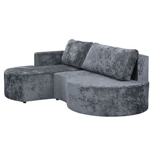 Угловой диван Каир (правый) PLUSH GRAPHITE