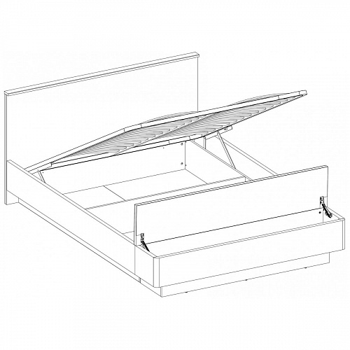 Скамья приставная JAGGER 160 Дуб монастырский/Черный