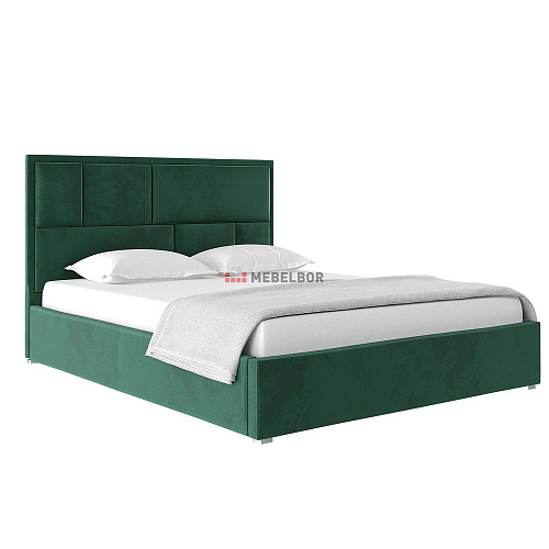 Кровать с подъемным механизмом НК MADISON 1400х2000 Велюр Зеленый