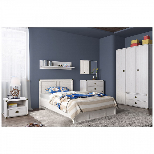 Полка навесная Т MAGELLAN Сосна винтаж