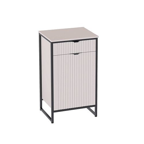 Тумба для обуви Нора с дверцей и ящиком Персидский жемчуг