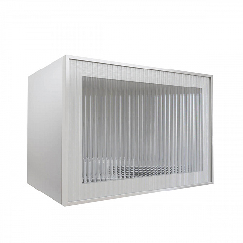 Фасад со стеклом из алюминиевого профиля 500х350