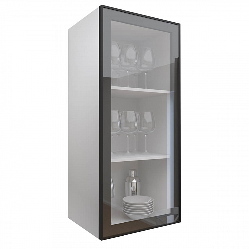 Фасад со стеклом из алюминиевого профиля 400х900