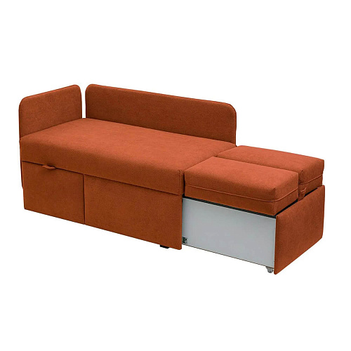Диван-кушетка Патти 123 Эпик 45 Оранжевый левый