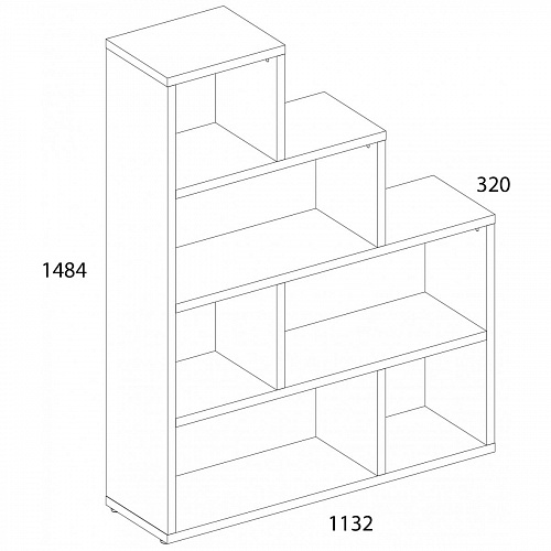Стеллаж Н150 DIESEL дуб мадура