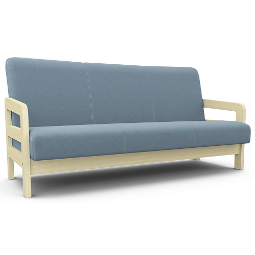 Диван Вега-34 CATANIA DUSTY BLUE/Бесцветный