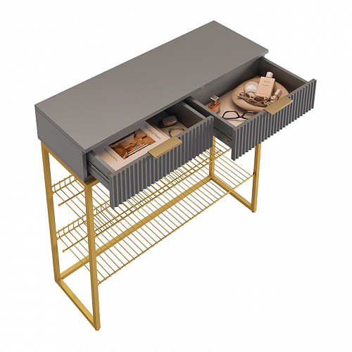 Обувница Классная 1 графит/золото