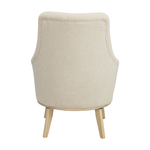 Кресло Комфорт-5 Высокая спинка BARNI CREAM/Бесцветный