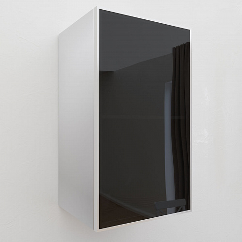 Фасад со стеклом из алюминиевого профиля 400х700