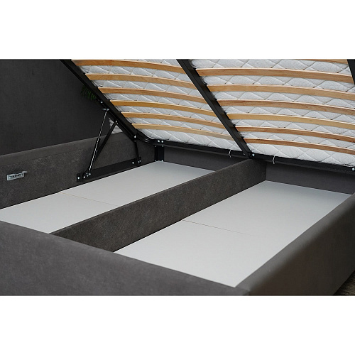 Кровать с подъемным механизмом Венеция 1800 Графит Софт