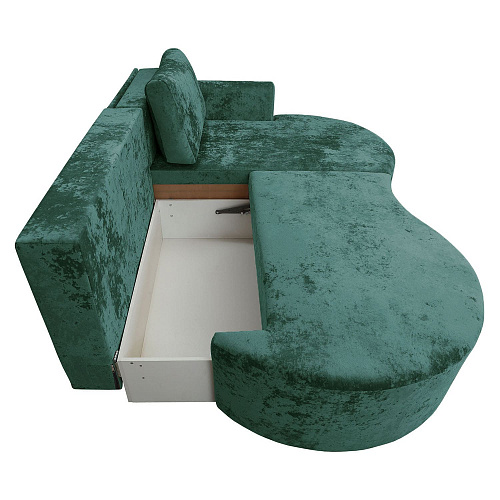 Угловой диван Каир (Левый) PLUSH DUSTY GREEN