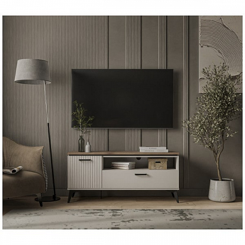 Тумба RTV VINATI 1D1SN ПЕРСИДСКИЙ ЖЕМЧУГ/АМАРОК