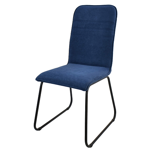 Стул София Релакс черный муар/Катания Дарк Блю