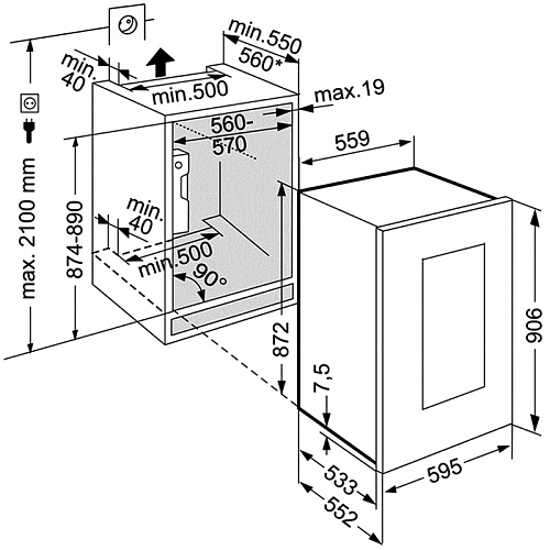 Винные шкафы LIEBHERR EWTdf 1653-21 001