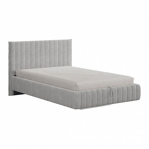 Кровать с подъемным механизмом Твикс 120х200 галька (велюр)