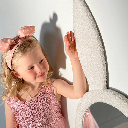 Набор детский Зайка белое дерево/белый (плюш)