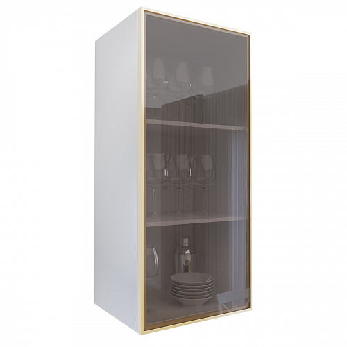 Фасад со стеклом из алюминиевого профиля 400х900