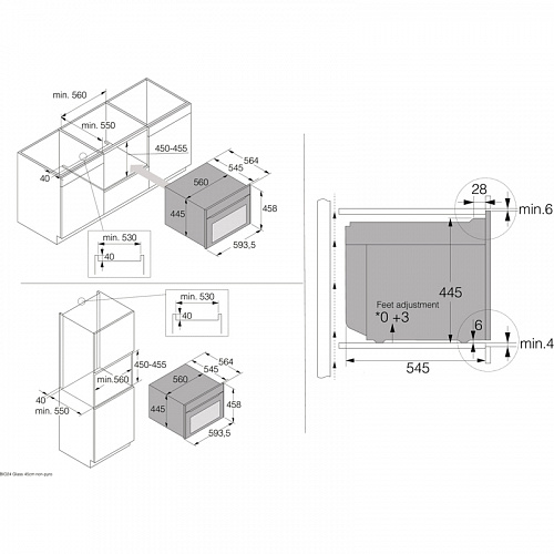 Встраиваемый духовой шкаф ASKO OCM24BGH