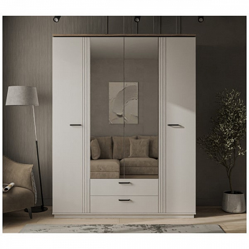 Шкаф VINATI 4DG2S Z ПЕРСИДСКИЙ ЖЕМЧУГ/АМАРОК