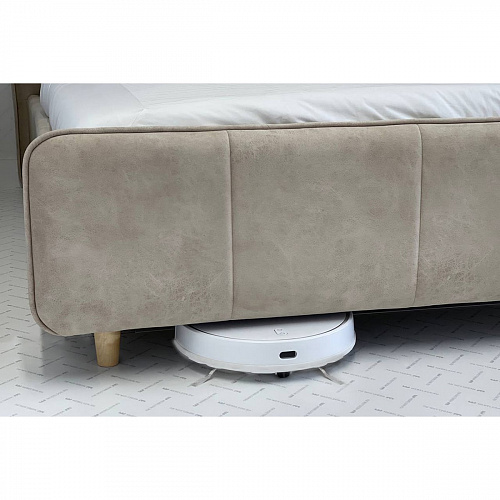 Кровать Грета 160х200 песок алькантара (велюр)