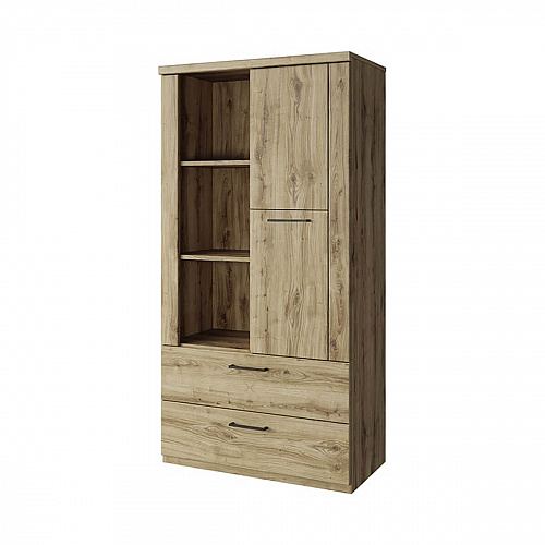 Шкаф DOORSET 1D2S3N Дуб наварра