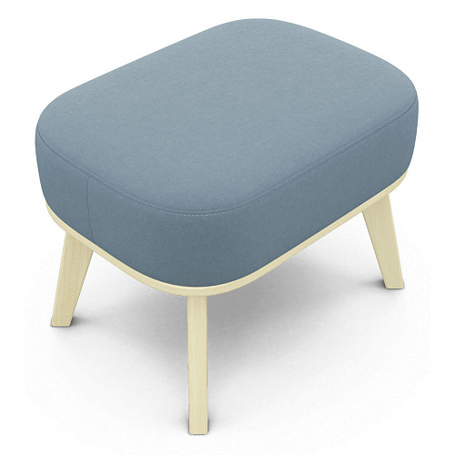 Банкетка Комфорт-5 CATANIA DUSTY BLUE/Бесцветный