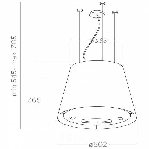 Вытяжки ELICA EASY UX WH/F/50-PRF0119940A