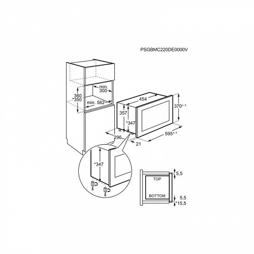 Встраиваемая микроволновая печь ELECTROLUX KMFE172TEX