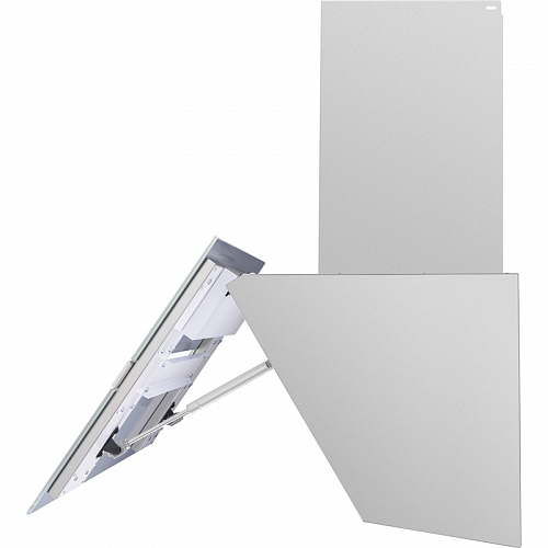 Кухонная вытяжка MAUNFELD MERSEY 60 Inox Glass white