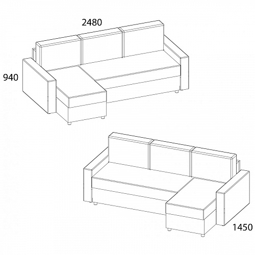 Диван угловой CARMEN DREAM 19