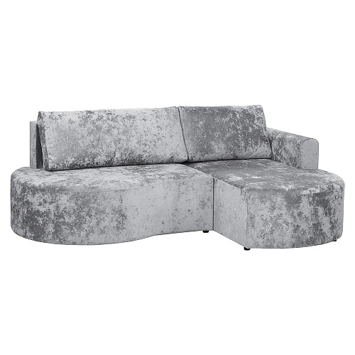 Угловой диван Каир (Левый) PLUSH SILVER