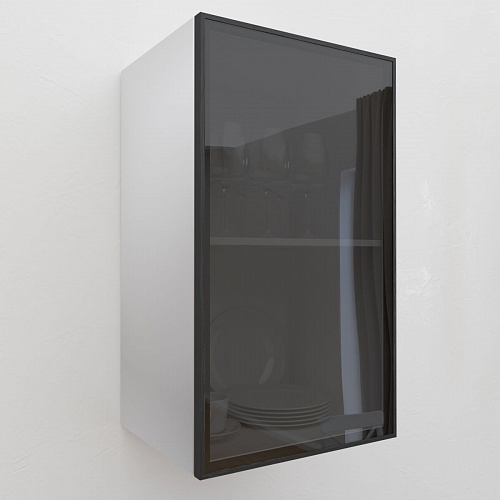 Фасад со стеклом из алюминиевого профиля 400х700