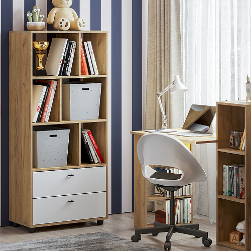 Набор Милан Дуб золотой/Белый матовый