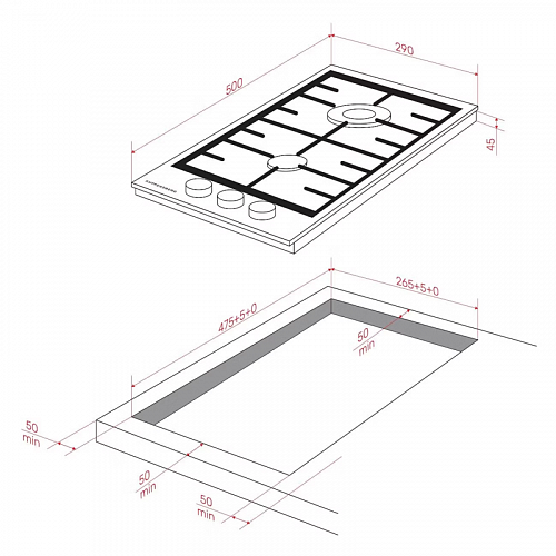 Варочная поверхность Kuppersberg FS 36 X