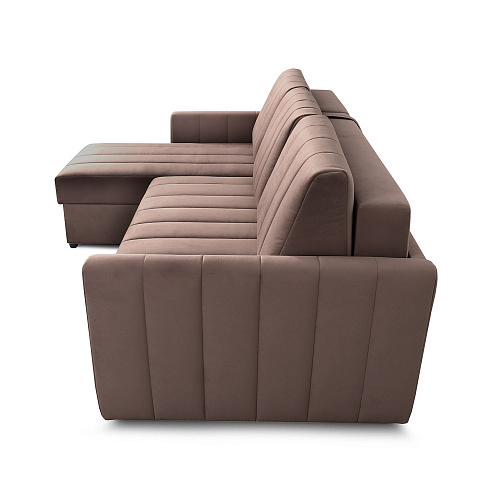 Угловой диван Ларио Мора Темно-коричневый