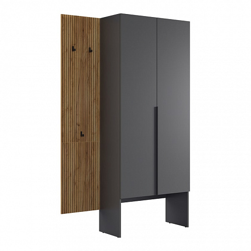 Прихожая К6 дуб крафт золотой/графит