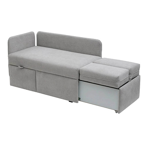 Диван-кушетка Патти 123 Эпик 80 Серый левый