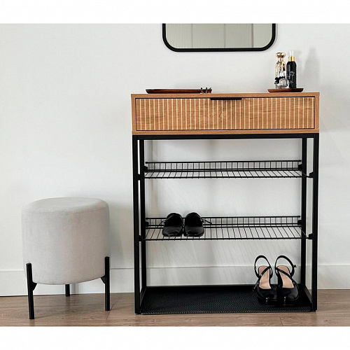 Пуф Одри галька (велюр)