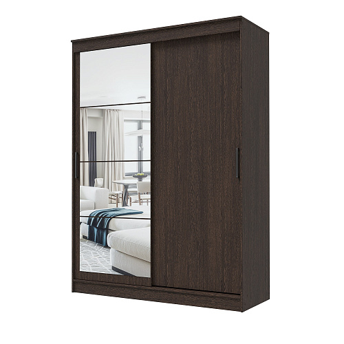 Шкаф-купе ГРАНД 1 1,6 Венге/Зеркало/Венге